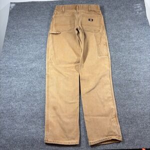 Dickies Pants Men's 32x36 Carpenter Duck Canvas Brown Workwear Outdoors